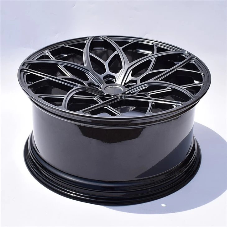 18x8.5 Inch Gloss Black Forged Car Wheel