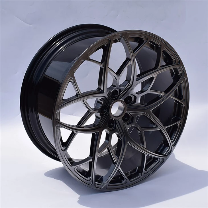18x8.5 Inch Gloss Black Forged Car Wheel